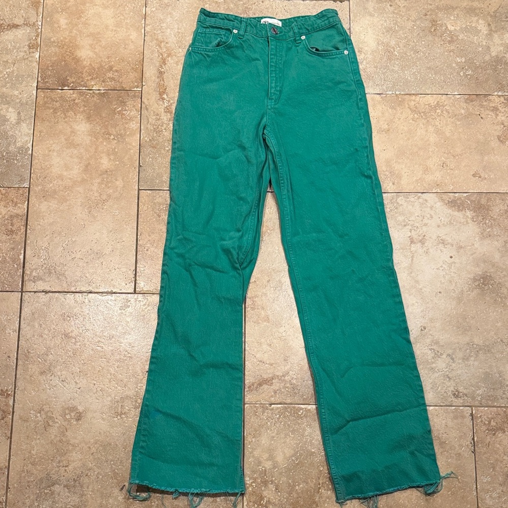 Zara Green Pants - Size 6